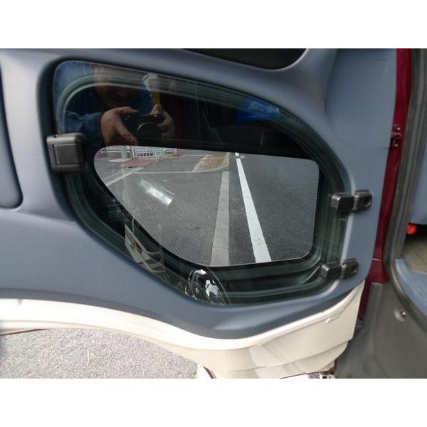 プロフィアテラヴィ用 安全窓グリーン 透明 外窓 : トラックショップ