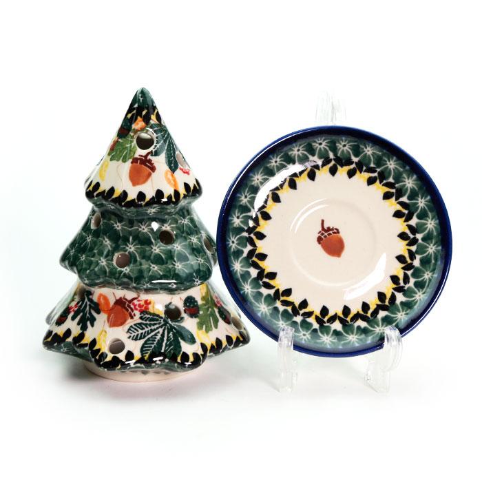クリスマスツリー(K562-DP109)【ポーリッシュポタリー[ポーランド食器