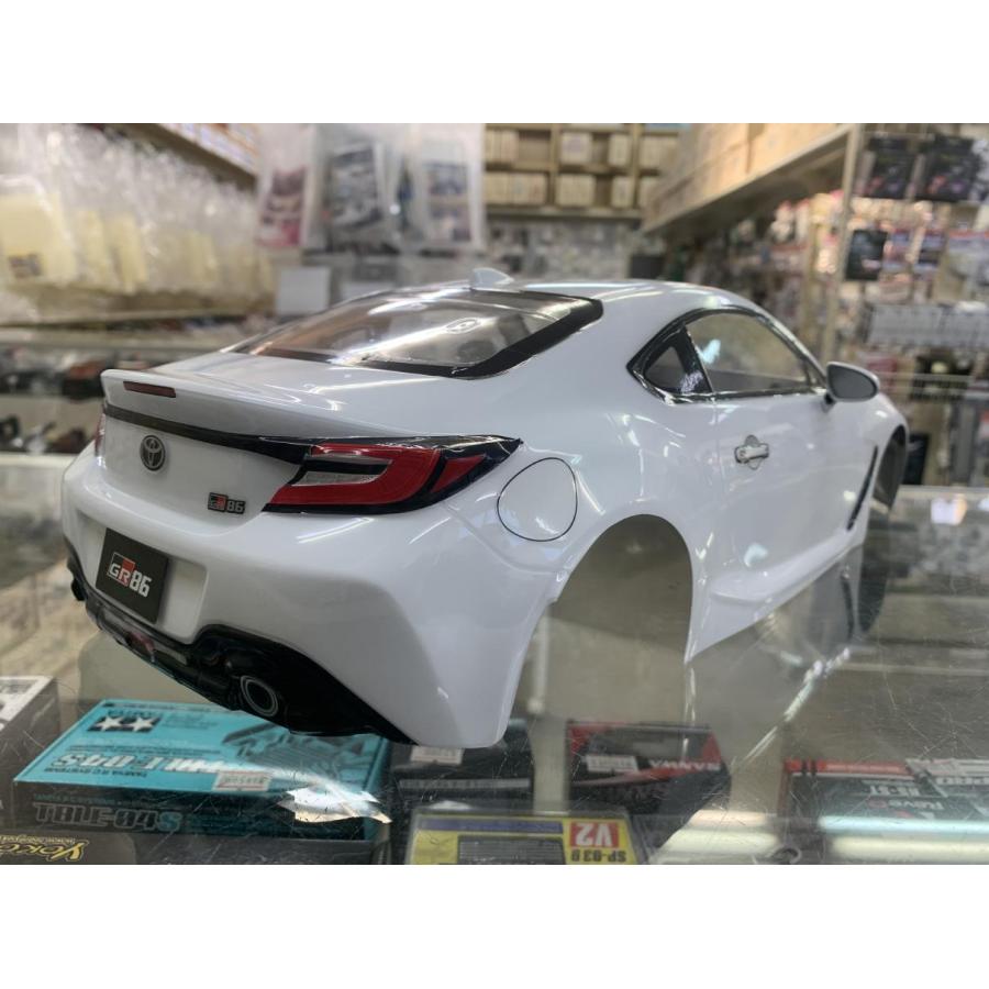 当店オリジナル塗装済みボディ タミヤ 1/10 トヨタ GR 86 (ホワイト