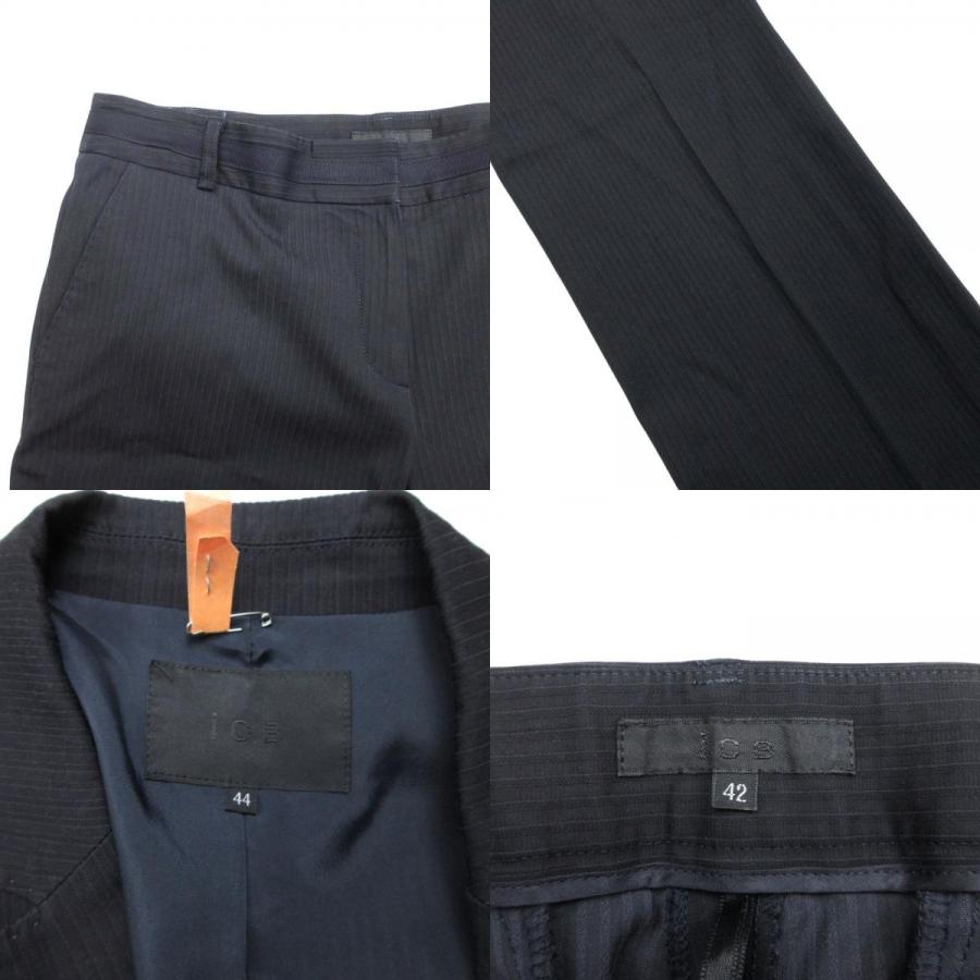 ICB（アイシービー） 良品 ストライプ パンツ スーツ セットアップ