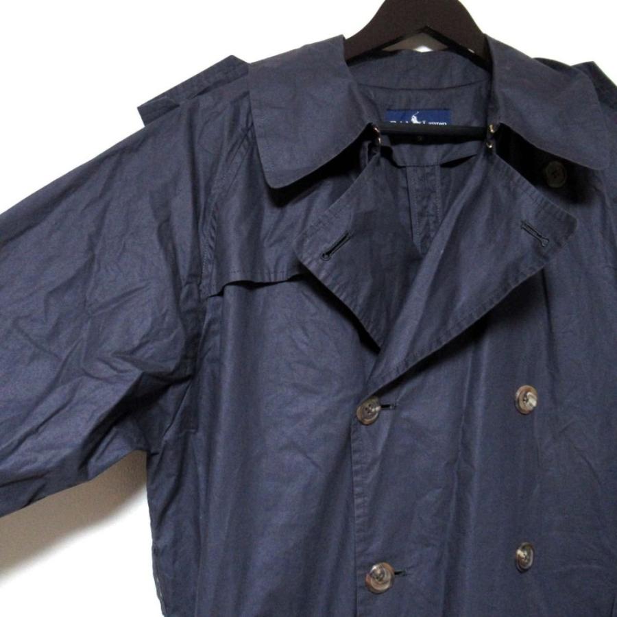 美品 RALPH LAUREN ラルフローレン 一枚袖 ダブルブレスト トレンチ