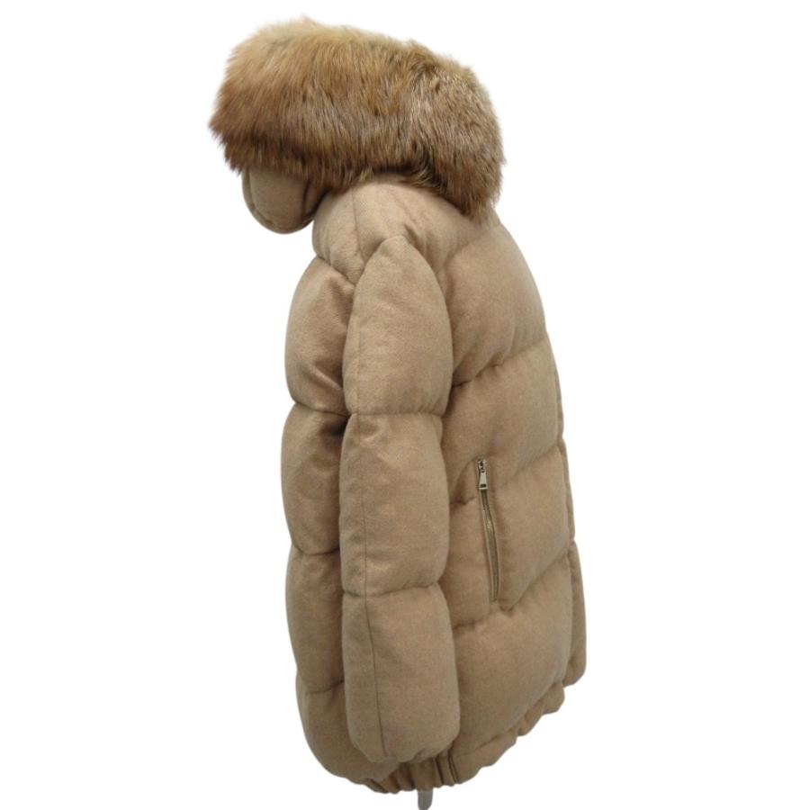 MONCLER（モンクレール） 美品 MERGULE ファー付き ウール地ダウン