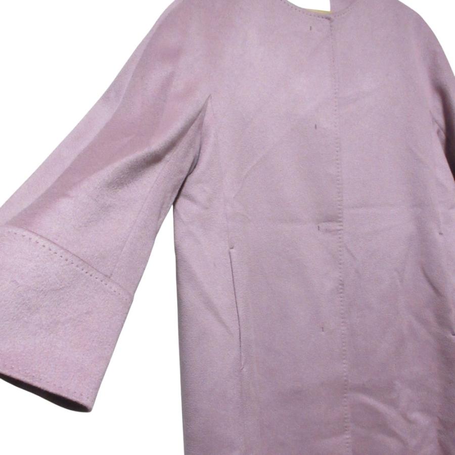 ANAYI（アナイ） 美品 カシミヤ100％ ノーカラーコート ロングコート