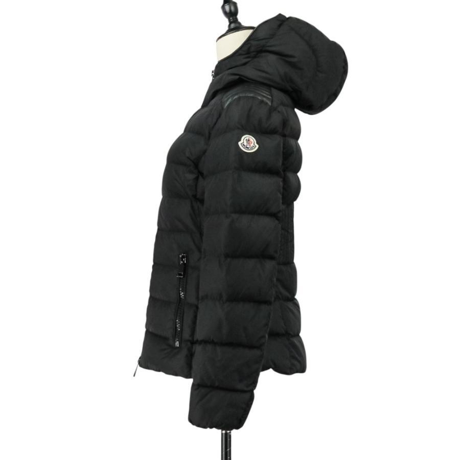 MONCLER（モンクレール） 美品 TETRA ラムレザー切替 フーデッド