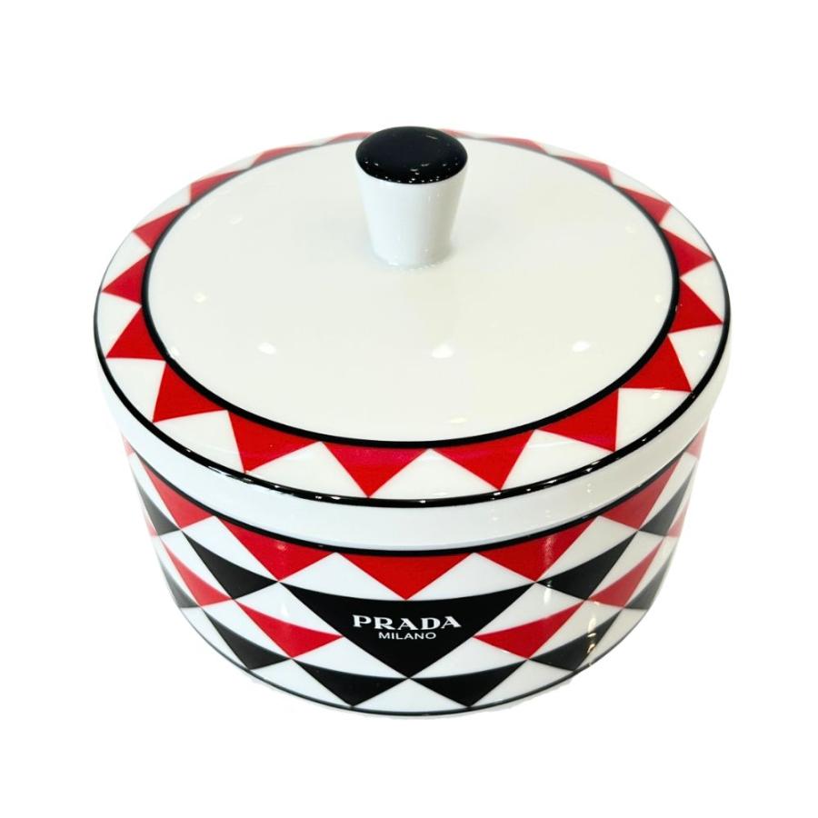 PRADA（プラダ） 未使用 PORTA OGGETTI トライアングル ポーセリング