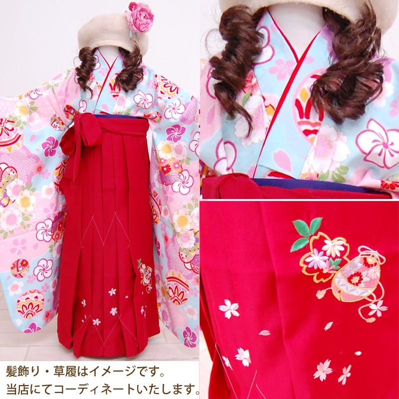 子供 袴 レンタル 園児 袴セット 女の子 花柄 式部浪漫ブランド 園児袴