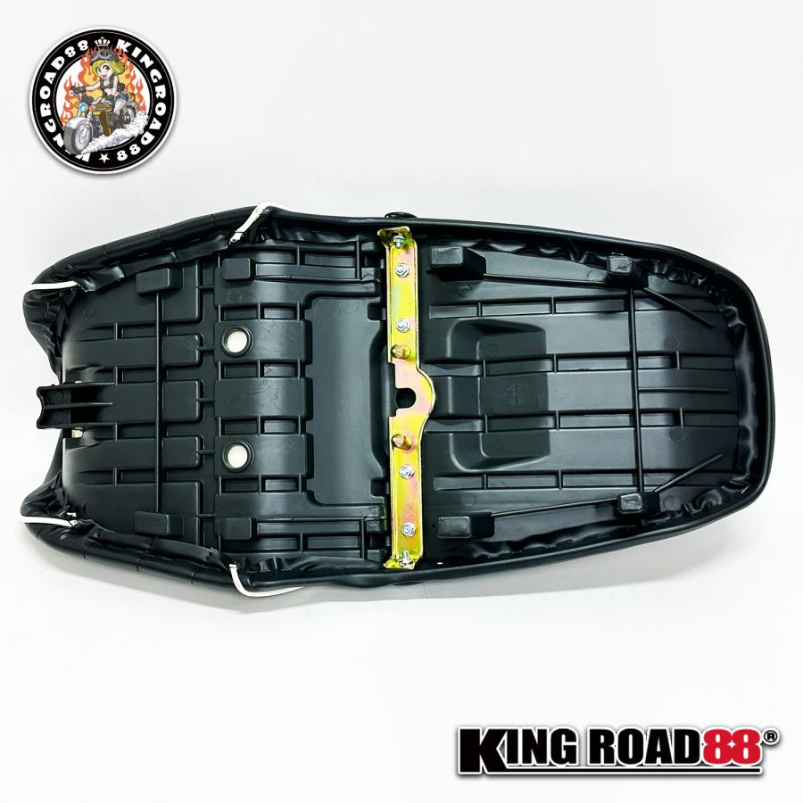 カワサキ バリオス2 ZR250B KingRoad88 タックロールシート ブラック
