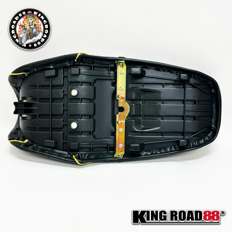 カワサキ バリオス2 ZR250B KingRoad88 タックロールシート ブラック