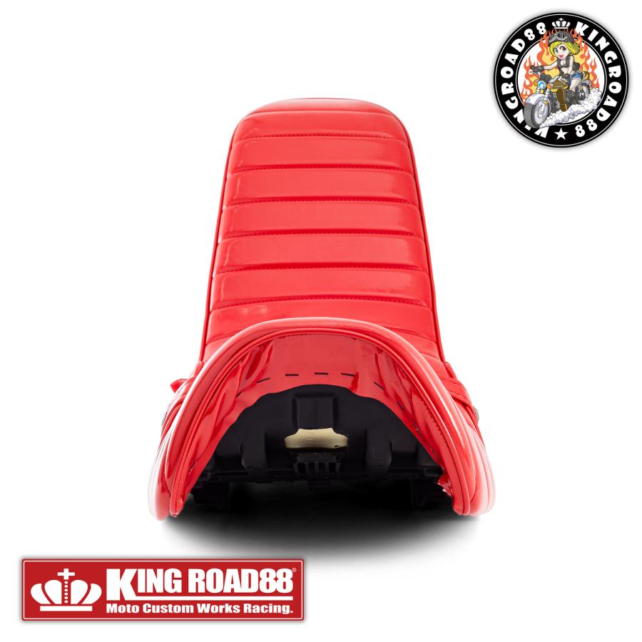 ヤマハ XJR400 前期 4HM KingRoad88 ロングシート エナメル レッド