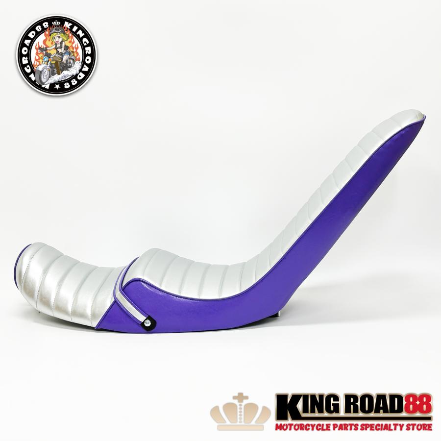 カワサキ ゼファーχ カイ ZR400C KingRoad88 シルバー パープル 三段