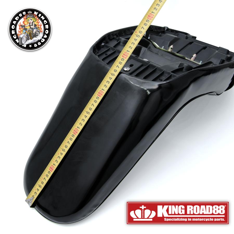 カワサキ ゼファーχ カイ ZR400C 3段シート エナメル ブラック 三段