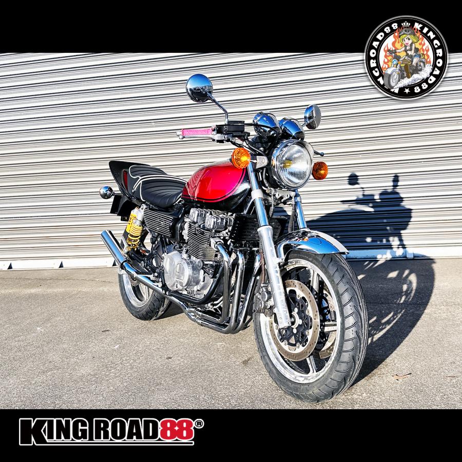 カワサキ ゼファー400 2型 後期 ZR400C タックロールシート ブラック