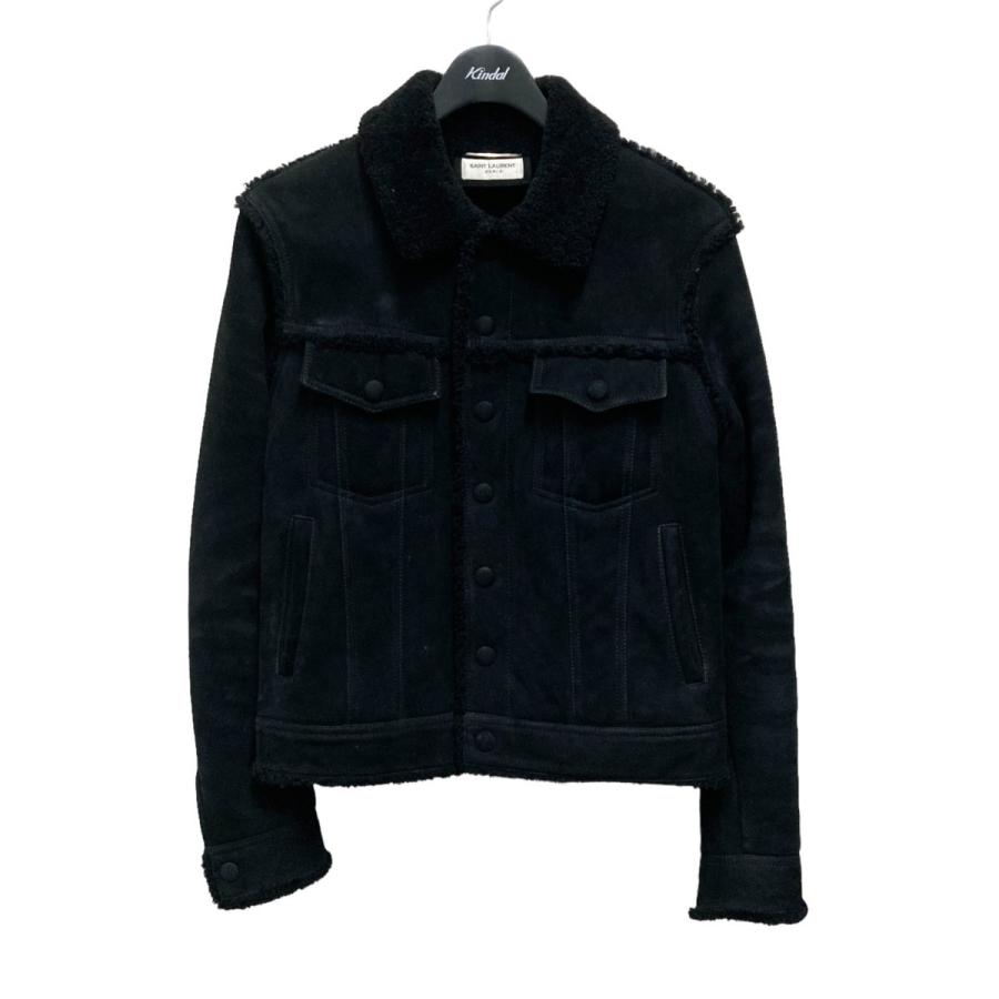 値下げ】SAINT LAURENT PARIS 20AW ムートンレザー トラッカー