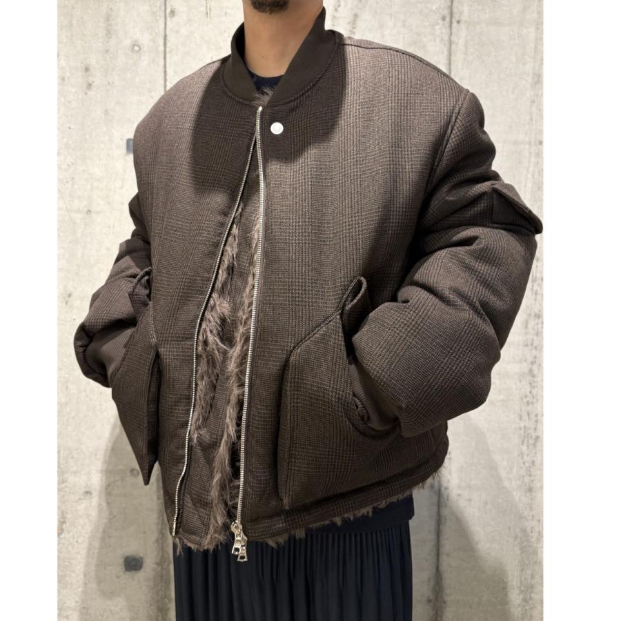 ヌル NULLUS 24AW REVERSIBLE SORONA PADDED BOMBERリバーシブル