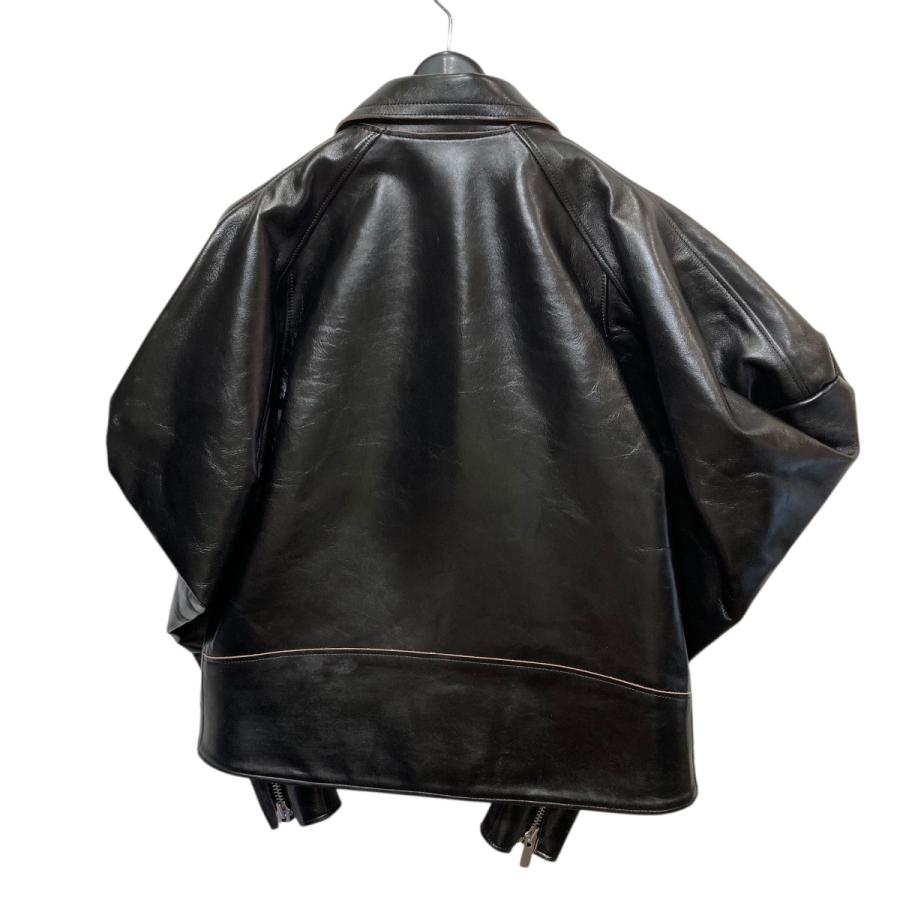 sacai（サカイ） sacai 25SS レザージャケット 25-07632 ブラック