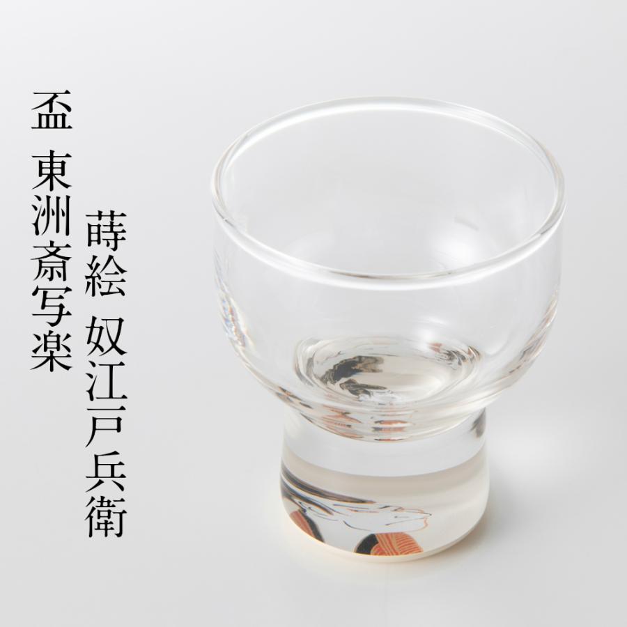 盃 写楽 蒔絵 松本米三郎・奴江戸兵衛 ペア セット 2個 おちょこ お