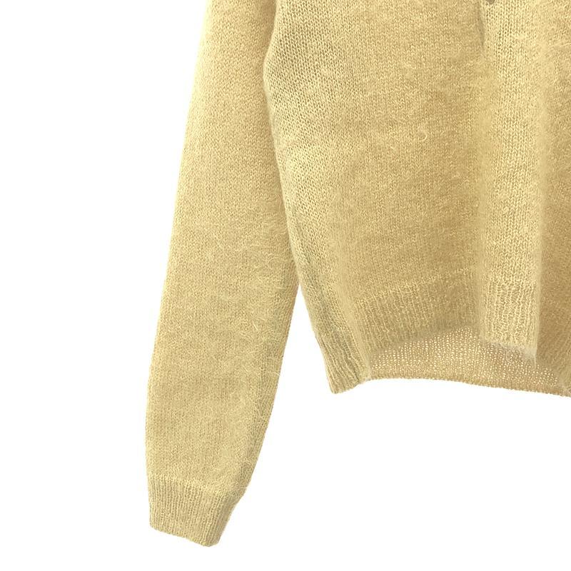AURALEE（オーラリー） | BRUSHED SUPER KID MOHAIR KNIT SHORT POLO