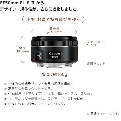 キヤノン（Canon） 交換用レンズ キヤノンEFマウント EF50mm F1.8