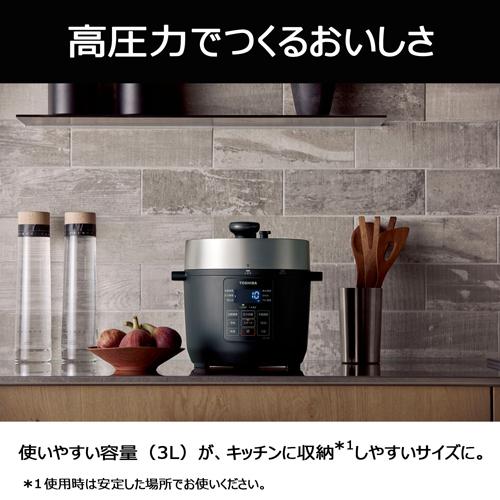 TOSHIBA（東芝） 電気圧力鍋 RCP-30R(K) : ケーズデンキ Yahoo