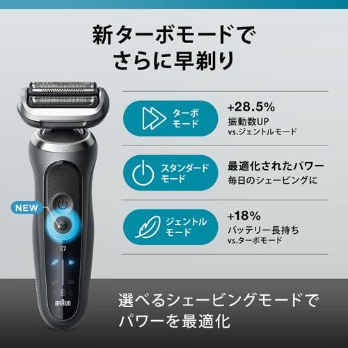 BRAUN（ブラウン） シリーズ7 電気シェーバー 洗浄機付モデル ヒゲ