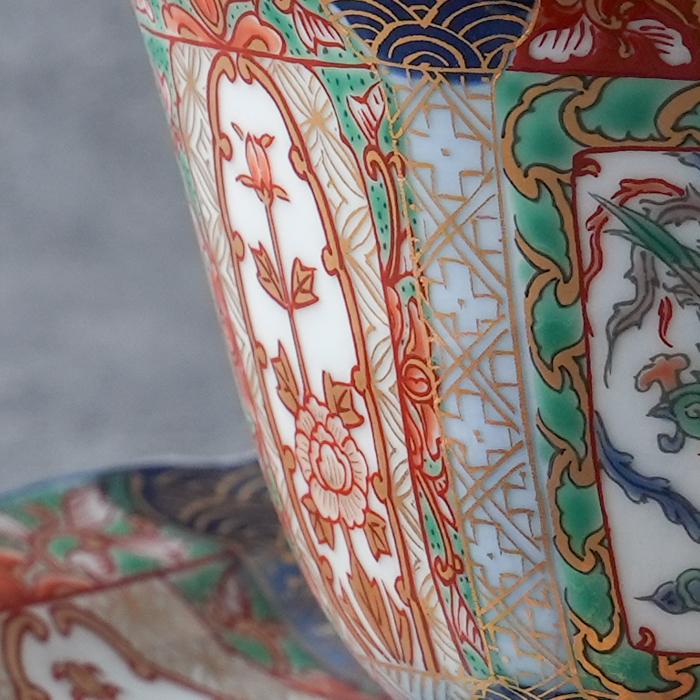 有田焼 復刻古伊万里 錦色絵 デミタスコーヒーカップ＆ソーサー【送料