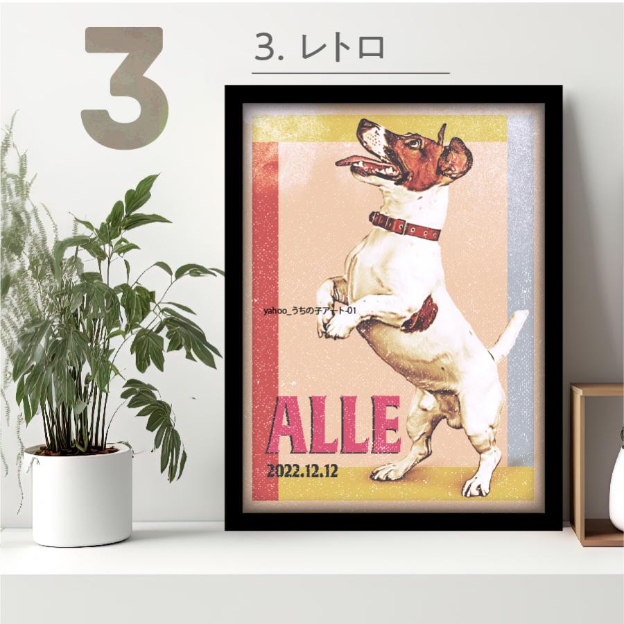 写真からつくるペットの似顔絵アートポスター : さじたす SHOP - 通販
