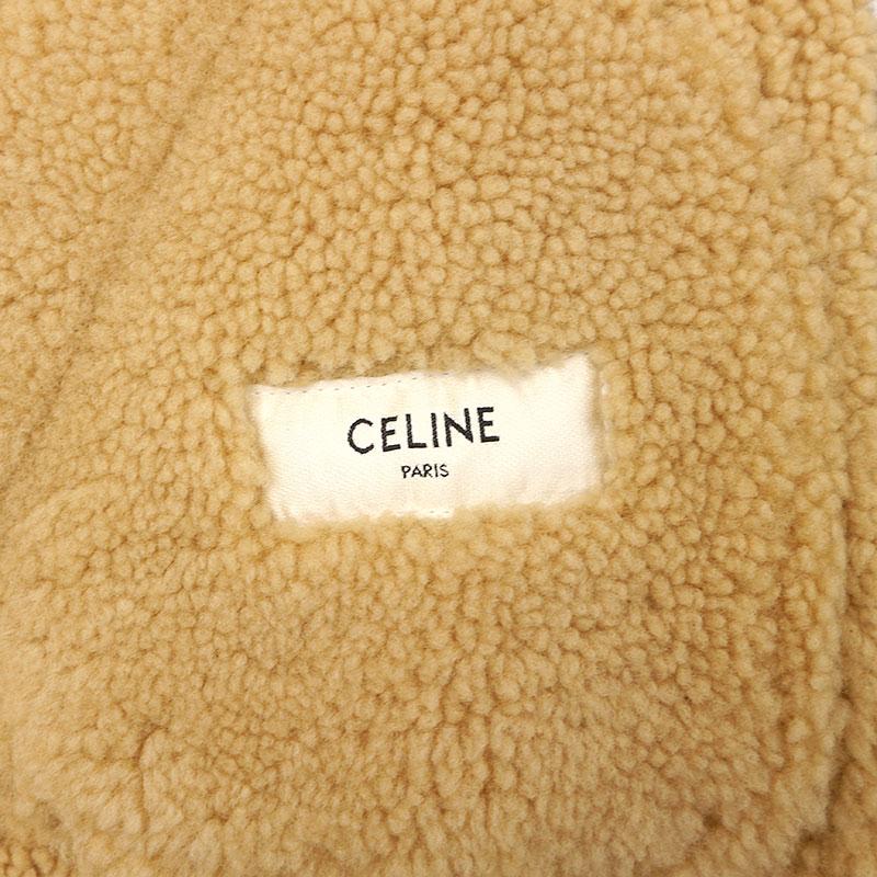 CELINE（セリーヌ） シアリング ムートン ボンバージャケット 48