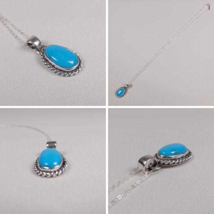 インディアンジュエリー Alice Johnson ナバホ KINGMAN TURQUOISE