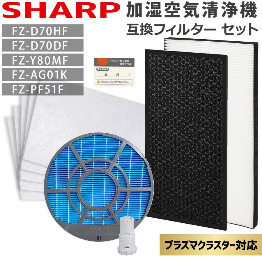 SHARP（シャープ） 「再入荷」シャープ 空気清浄機 フィルター 5点