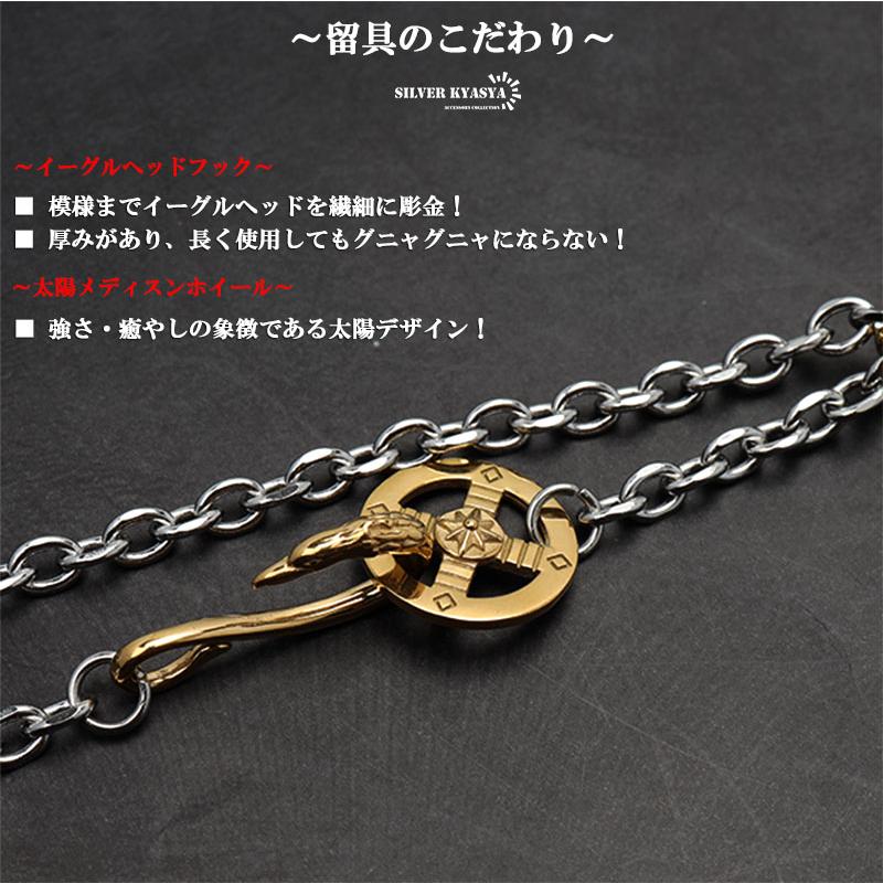 316L ステンレス 全金 ゴールド ターコイズフェザーネックレス