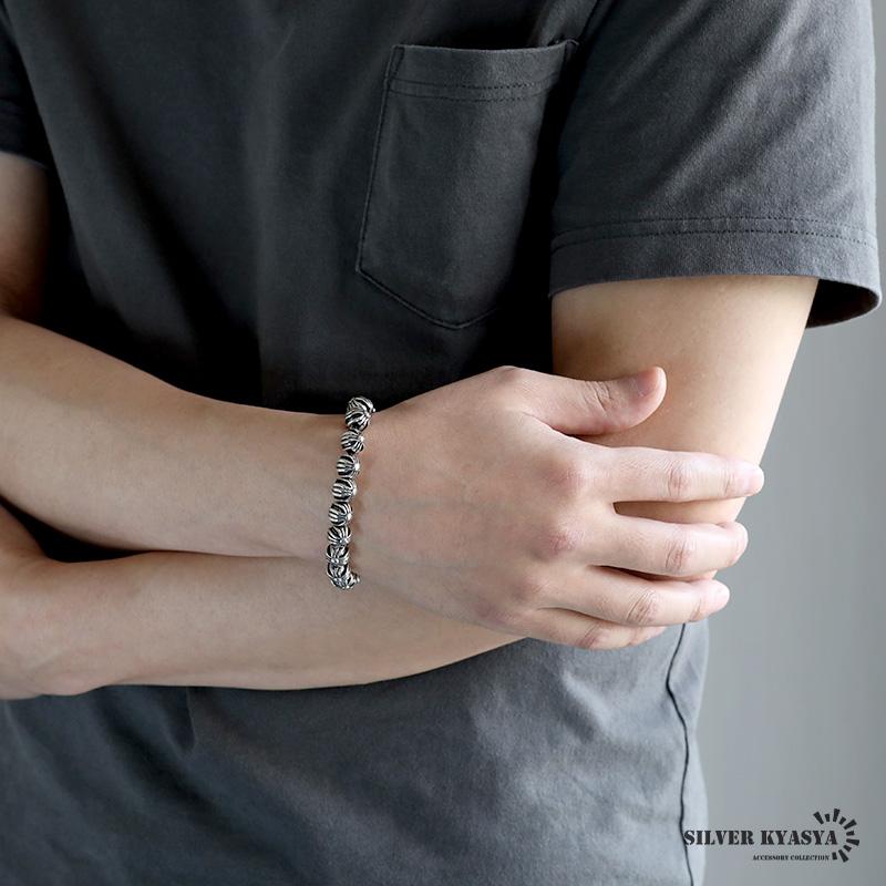 クロスブレスレット ボールブレスレット 数珠ブレスレット 十字架