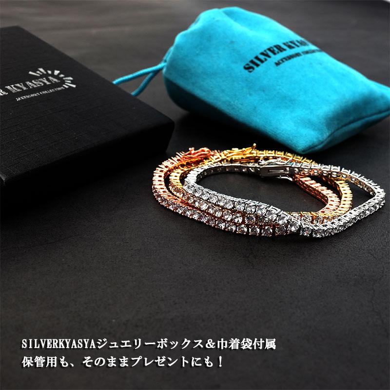 B系 アクセサリー ブレスレット テニスブレスレット ゴールド 金