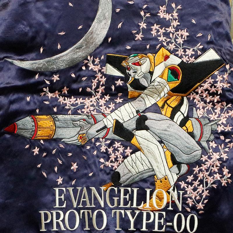 錦 nishiki × エヴァンゲリオン 零号機 綾波レイ 刺繍 リバーシブル