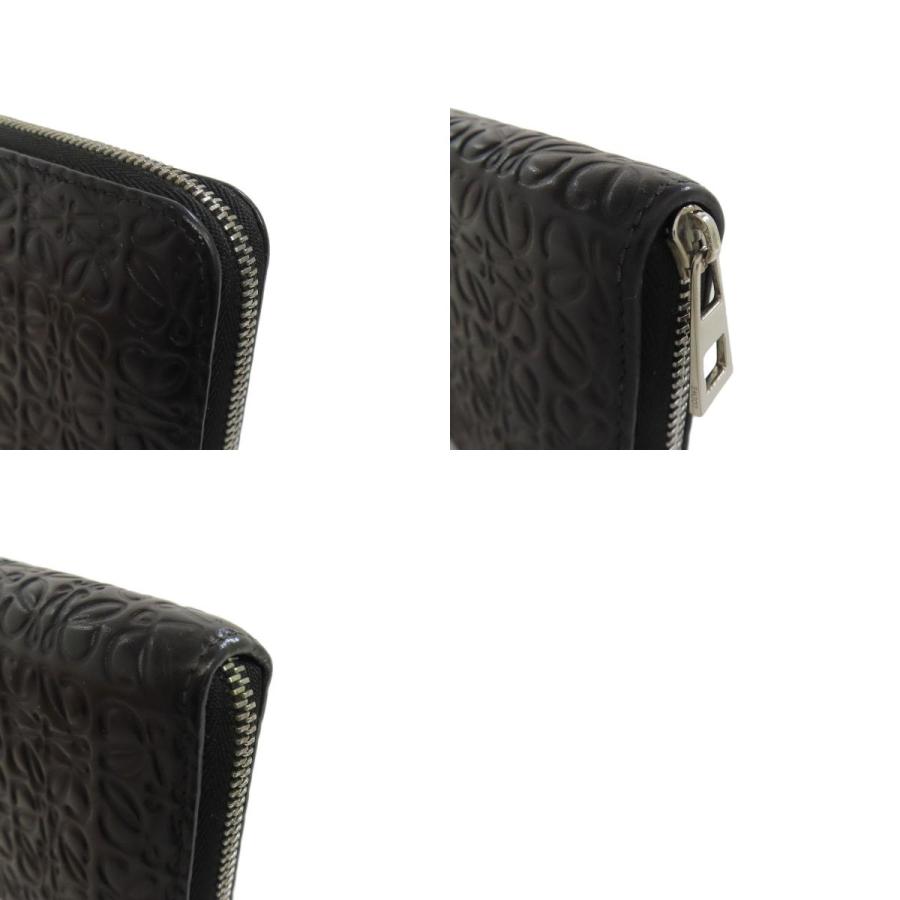 LOEWE（ロエベ） アナグラム型押 長財布（小銭入れあり） レザー