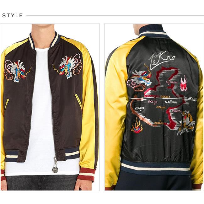 DIESEL（ディーゼル） スカジャン ブルゾン 00SIQ8 0TASX J-CRUST