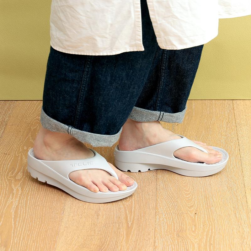 TELIC（テリック） サンダル 厚底 リカバリーサンダル W-FLIPFLOP