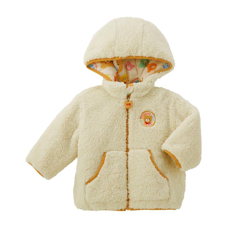 HOT BISCUITS ミキハウス カラフルビーンズ 裏ボアフリース