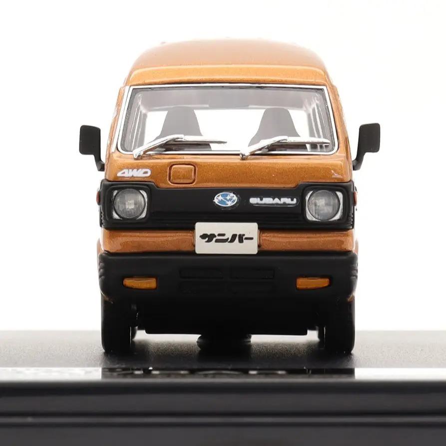 W2022489 ミニカー スバルサンバーバン4wd 1980 1:43スケール レア