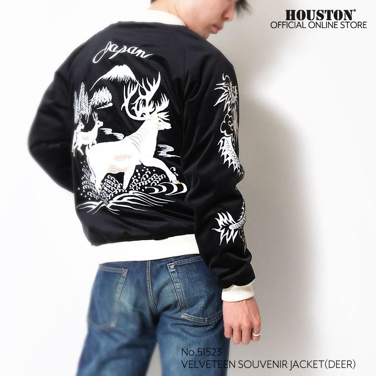 HOUSTON（ヒューストン） 51523 VELVETEEN SOUVENIR JACKET (DEER