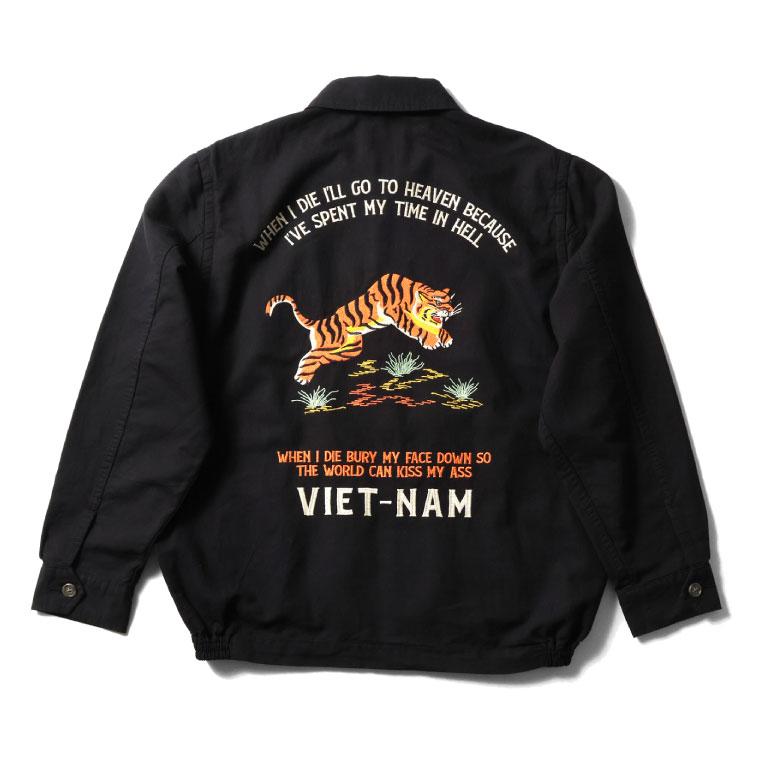 HOUSTON（ヒューストン） 51593 COTTON LINEN VIETNAM JACKET(TIGER