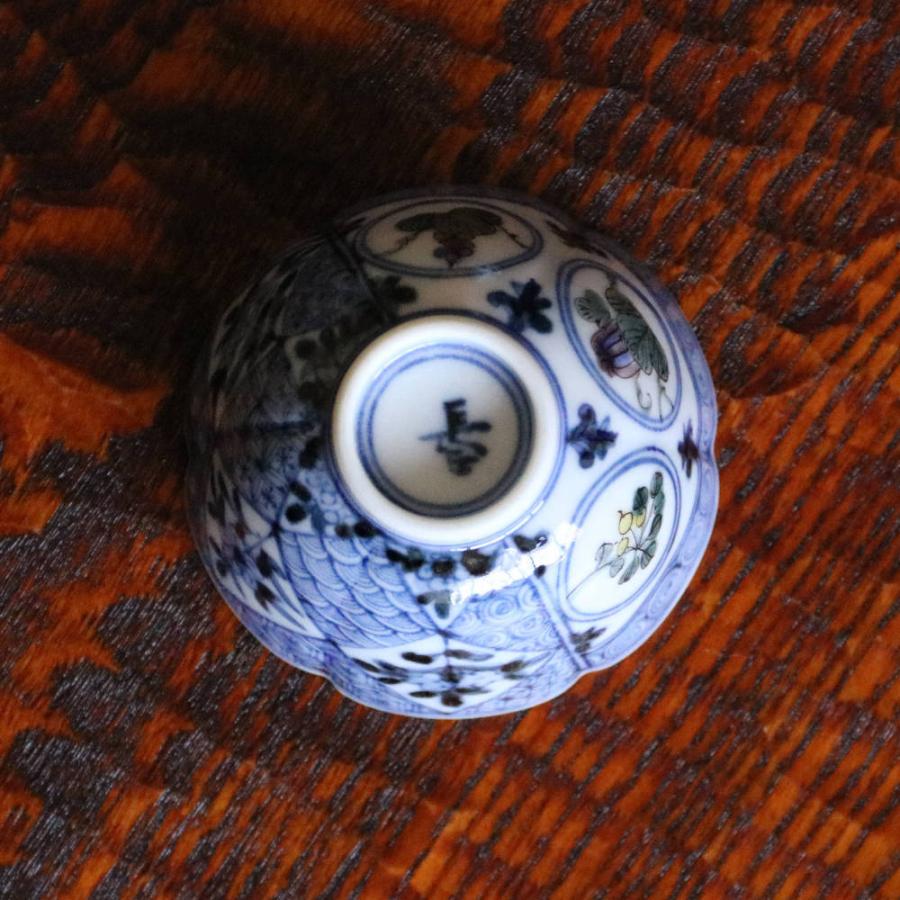 骨董 有田焼 宮内庁御用達 オールド香蘭社 兜柄 徳利2本 盃2客 4点