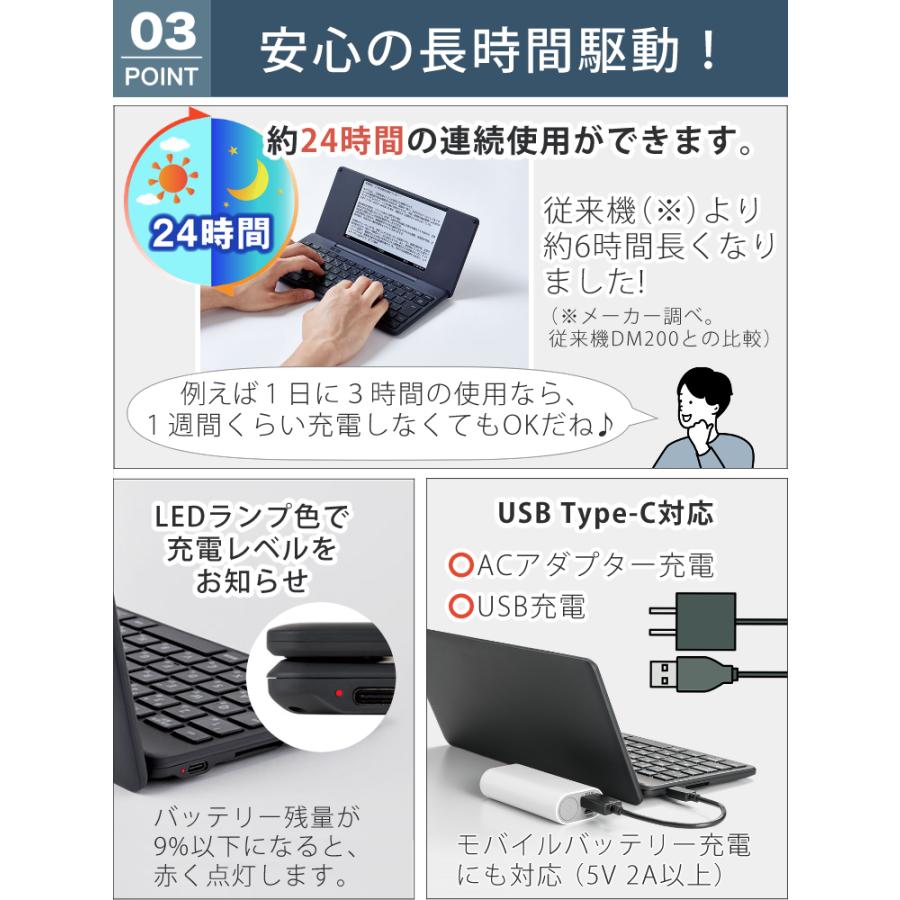 KING JIM（キングジム） デジタルメモ ポメラ DM250 pomera Wifi