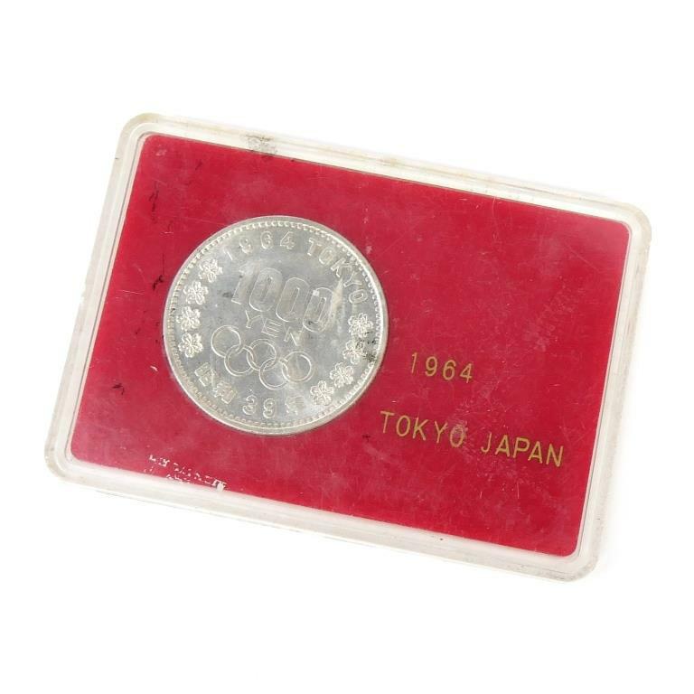 昭和39年 東京オリンピック 1000円銀貨プラスチックケース入り TOKYO