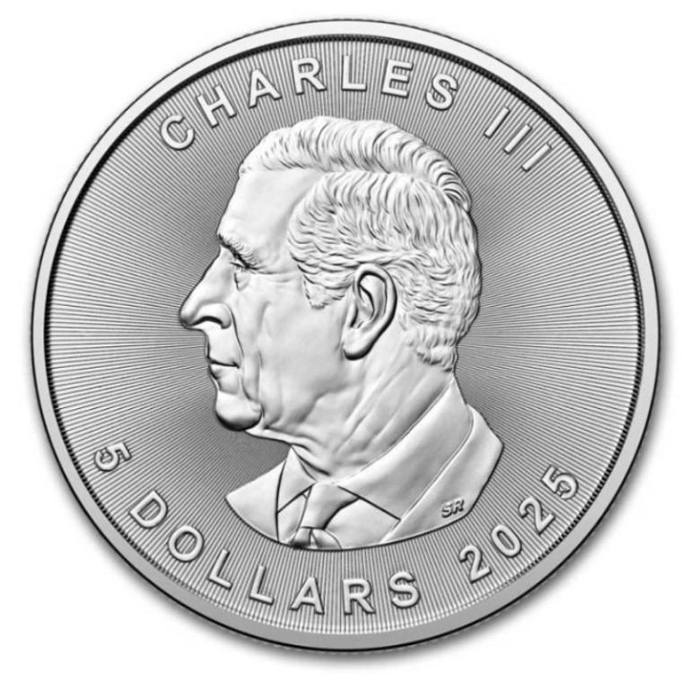2025年】銀貨 メイプルリーフ銀貨 1oz クリアケース入り 1オンス