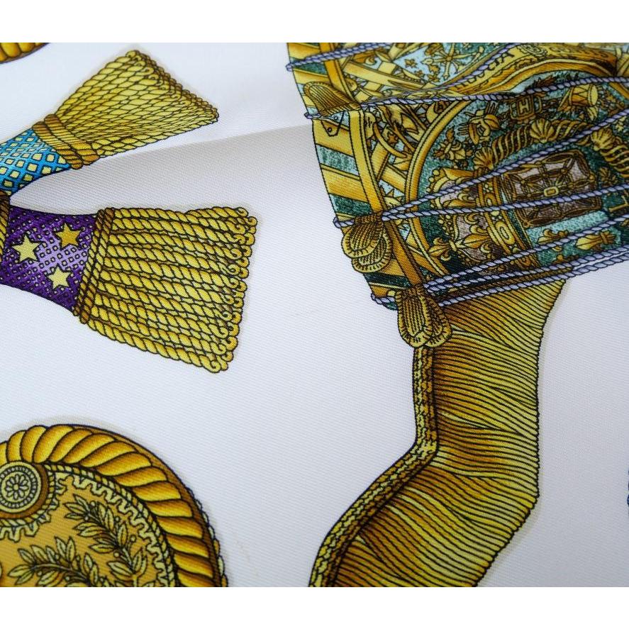 HERMES（エルメス） スカーフ カレ90 LES TAMBOURS タンブールの太鼓