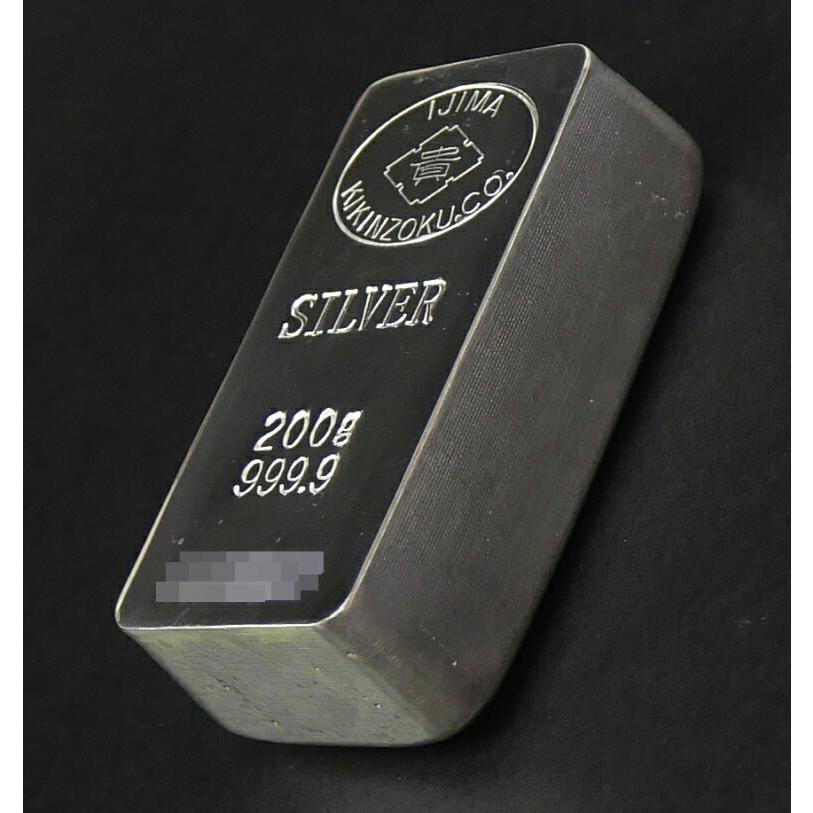 新品】井島貴金属精錬 純銀 インゴット ingot シルバーバー /シルバー