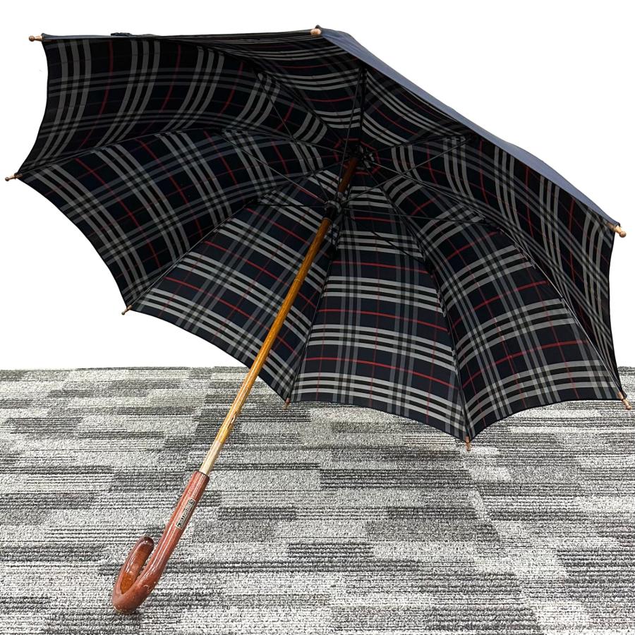 BURBERRY バーバリー 長傘 雨傘 アンブレラ ノバチェック 未使用級