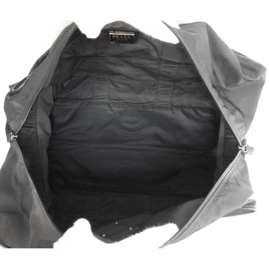 PRADA（プラダ） s付ボストンバッグ大 ナイロン 黒 トラベル 旅行用