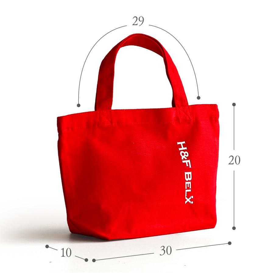 H＆F BELX トートバッグmini カーディナルレッド[M便 1/2] エコバッグ