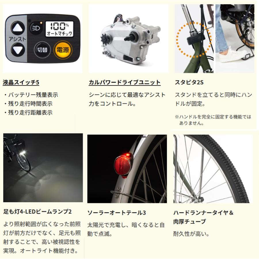 Panasonic（パナソニック） 電動自転車 ビビ MX（VIVI MX） 12.0Ah 24